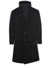 Herno Coat In New Velour And Ecoage In Black