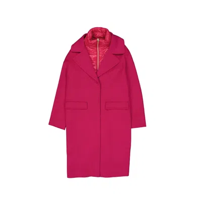 Herno C Mere Coat In Pink