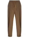 HERNO HERNO  TROUSERS CAMEL