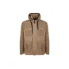 Herno Cargo Cotton Jacket In Brown