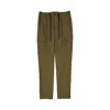 Herno Bicolor Polyester Cargo Pants In Green
