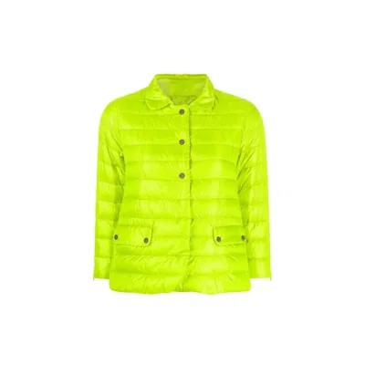 Herno Lightweight Quilted Nylon Down Jacket In Yellow