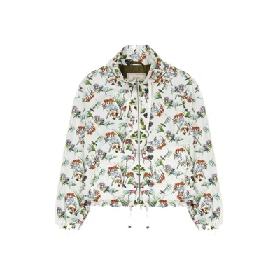HERNO HERNO HERNO FLORAL PRINT BOMBER JACKET