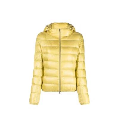 Herno Giada Down Jacket In Yellow