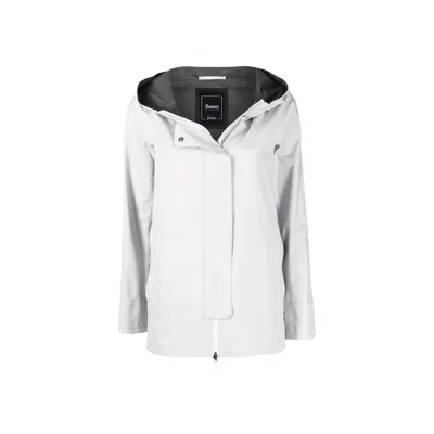 Herno Laminar Fabric Jacket In White