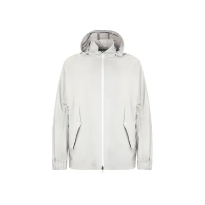 Herno Lightweight Hooded Jacket In Gray