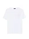 Herno Logo Patch Crewneck T-shirt In White