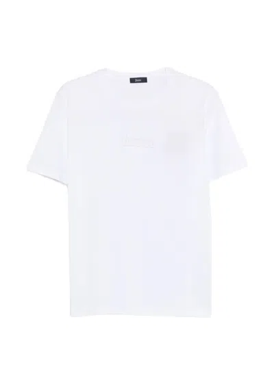 HERNO HERNO HERNO LOGO-EMBROIDERED T-SHIRT