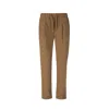 Herno Plain Technical Joggers In Brown