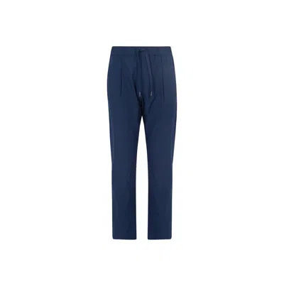 Herno Tapered Trousers In Blue