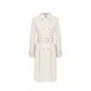 Herno Trench Coat In White