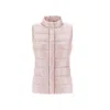 Herno Multicolor Polyamide Sleveless Jacket In Pink