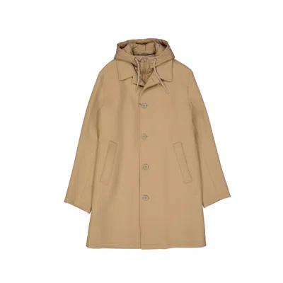 Herno Long-sleeved Coat In Brown