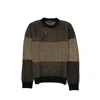 Herno Blue Wool Sweatshirt In Brown
