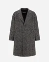 Herno Cappotto Chevron Lana Coats Multicolor In Multi