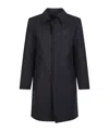 Herno High Collar Coat In Black