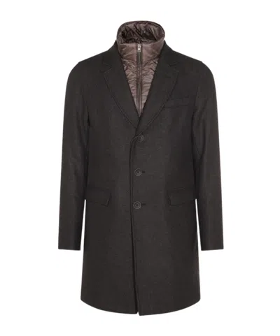 HERNO HIGH COLLAR COAT