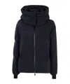 Herno High Neck Down Jacket With Hood Clothing In Black