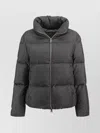 Herno High Collar Padded Jacket Lurex Highlights
