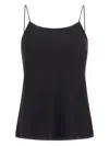 Herno Resort Top In Satin Effect In Black