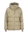 Herno Nylon Microfibre Bomber Jacket In Nude