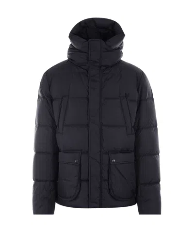 HERNO HERNO HIGH NECK HOODED DOWN JACKET