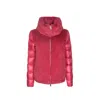 Herno High-neck Down Jacket In Pink