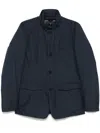 Herno High-neck Padded Jacket In Blue