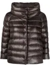 Herno Brown Sofia Down Jacket In Brown