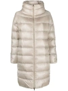 Herno High-neck Puffer Jacket In Neutrals