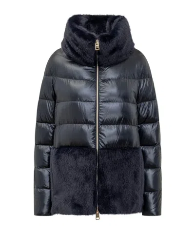 HERNO HERNO HIGH-NECK QUILTED DOWN JACKET