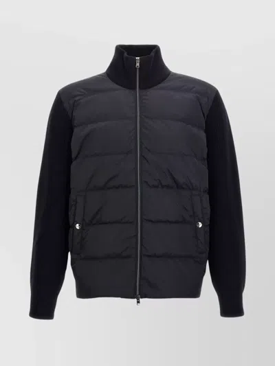 HERNO HIGH-NECK QUILTED PUFFER JACKET