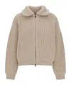 Herno Resort Cardigan In Infinity In Brown