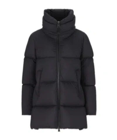 HERNO HERNO HIGH NECK ZIP-UP COAT
