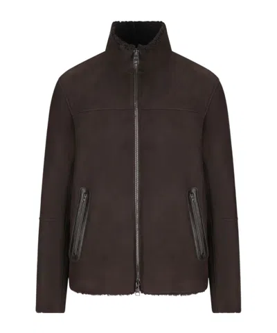 HERNO HERNO HIGH-NECK ZIPPED JACKET