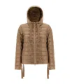 Herno Bomber Jacket In Nylon Ultralight In Camel