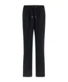 Herno Blue Pants With Elastic Drawstring Waist In Tech Fabric Woman In Black