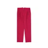 Herno Multicolor Elastane Pants In Red