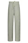 Herno High-waist Wide-leg Trousers In Green