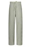 Herno High-waist Wide-leg Trousers In Green