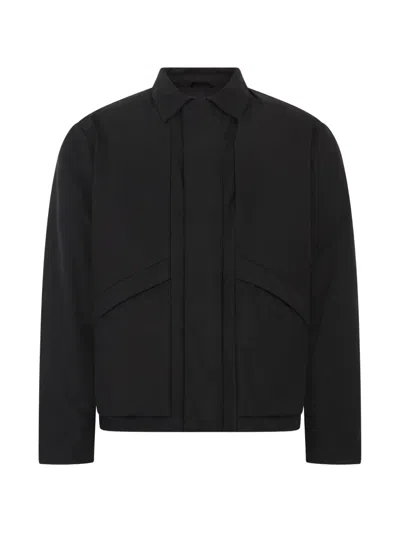 Herno High-collar Jacket In Black