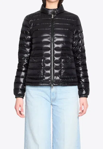 Herno High-neck Down Jacket In Black