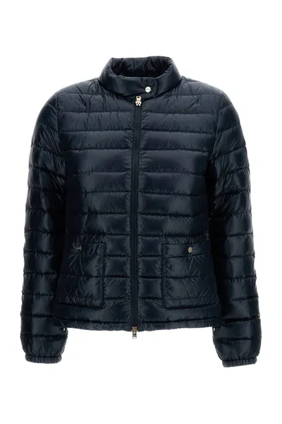 Herno High-neck Down Jacket In Blue