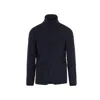 Herno Black Polyester Full-length Jacket In Blue