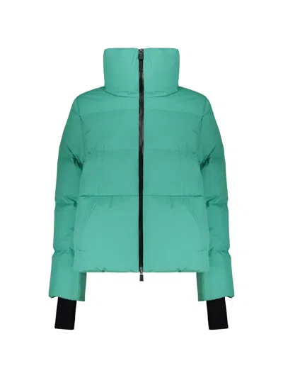 Herno High-neck Puffer Jacket In Green