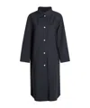 Herno High-neck Stretch-polyamide Coat In Black