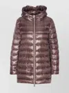 Herno Women A-shape Ultralight Down Jacket In Brown