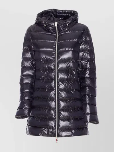 HERNO HOOD DETAIL A-SHAPE DOWN JACKET