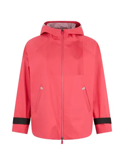 Herno Hood Jacket In Pink
