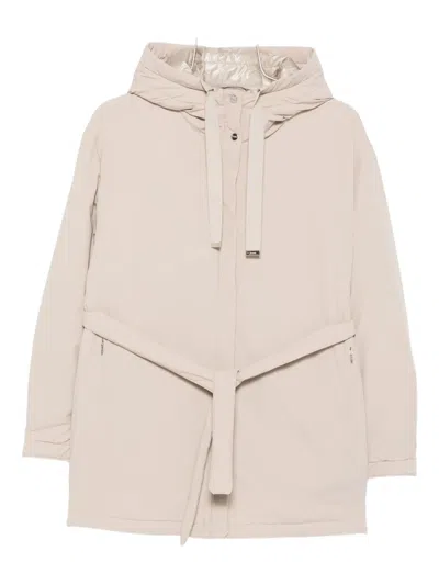 Herno Hooded Belted Jacket